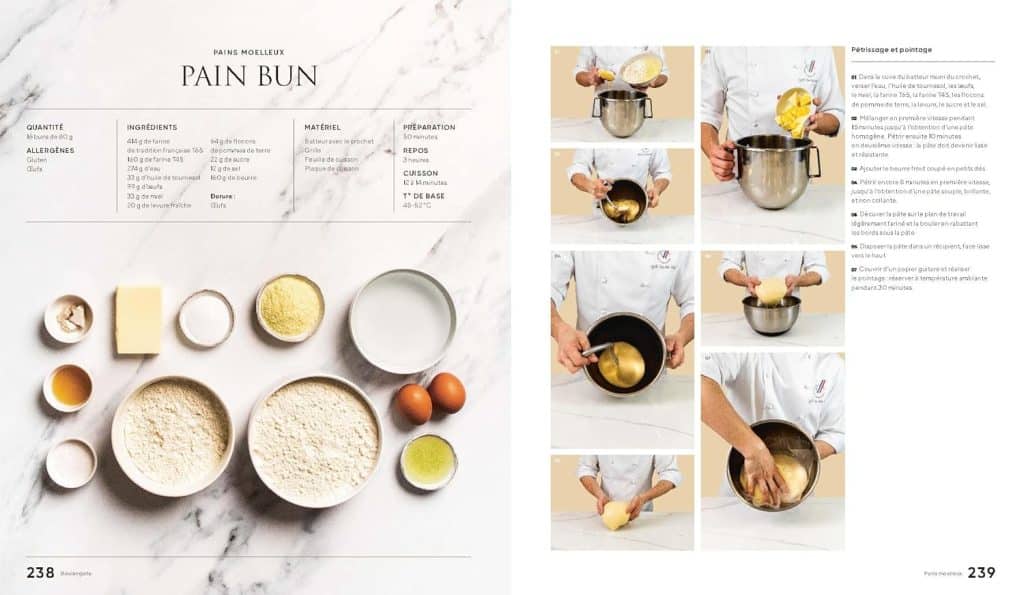 PAGE CONCERNANT LE PAIN BRUN DU LIVRE Boulangerie, leçons pas à pas : le nouveau livre de Cyrille Van der Stuyft, Meilleur Ouvrier de France