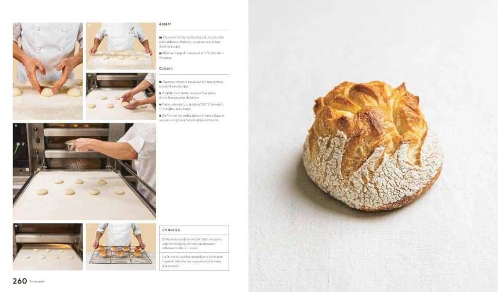 PAGE DU LIVRE Boulangerie, leçons pas à pas : le nouveau livre de Cyrille Van der Stuyft, Meilleur Ouvrier de France