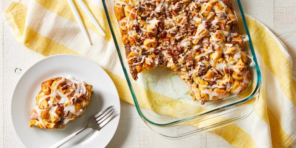 Casserole de brioches à la cannelle