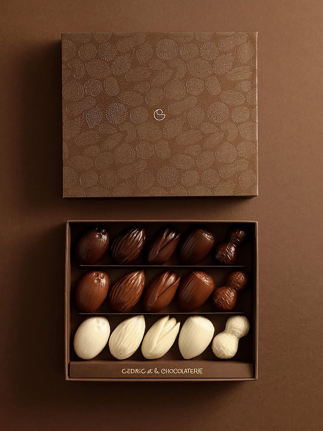 Coffret Fruits 3 chocolats