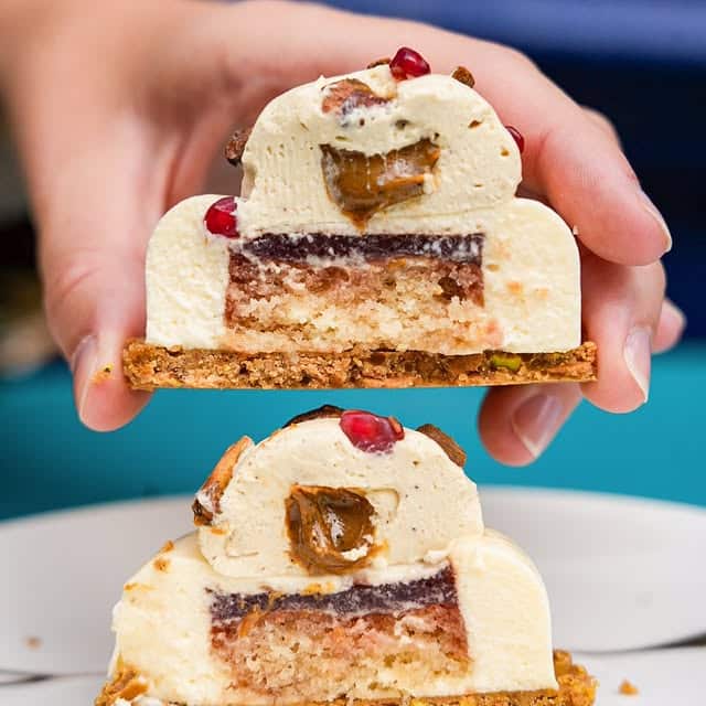entremets pistache