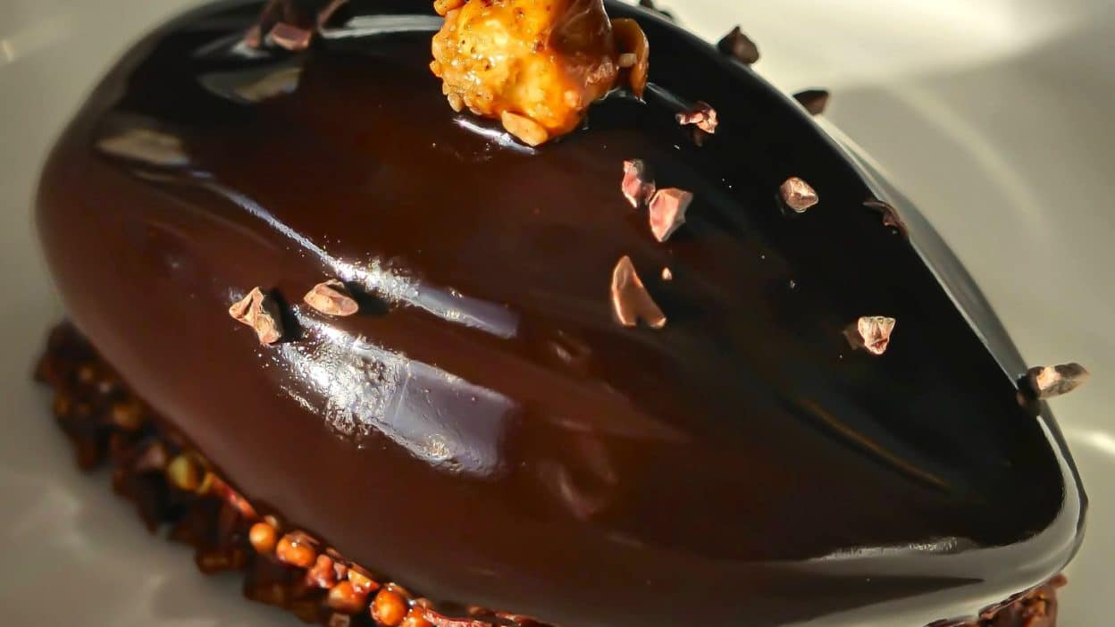 oursons en guimauve au chocolat