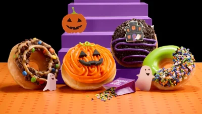Krispy Kreme. 4 doughnuts pour Halloween