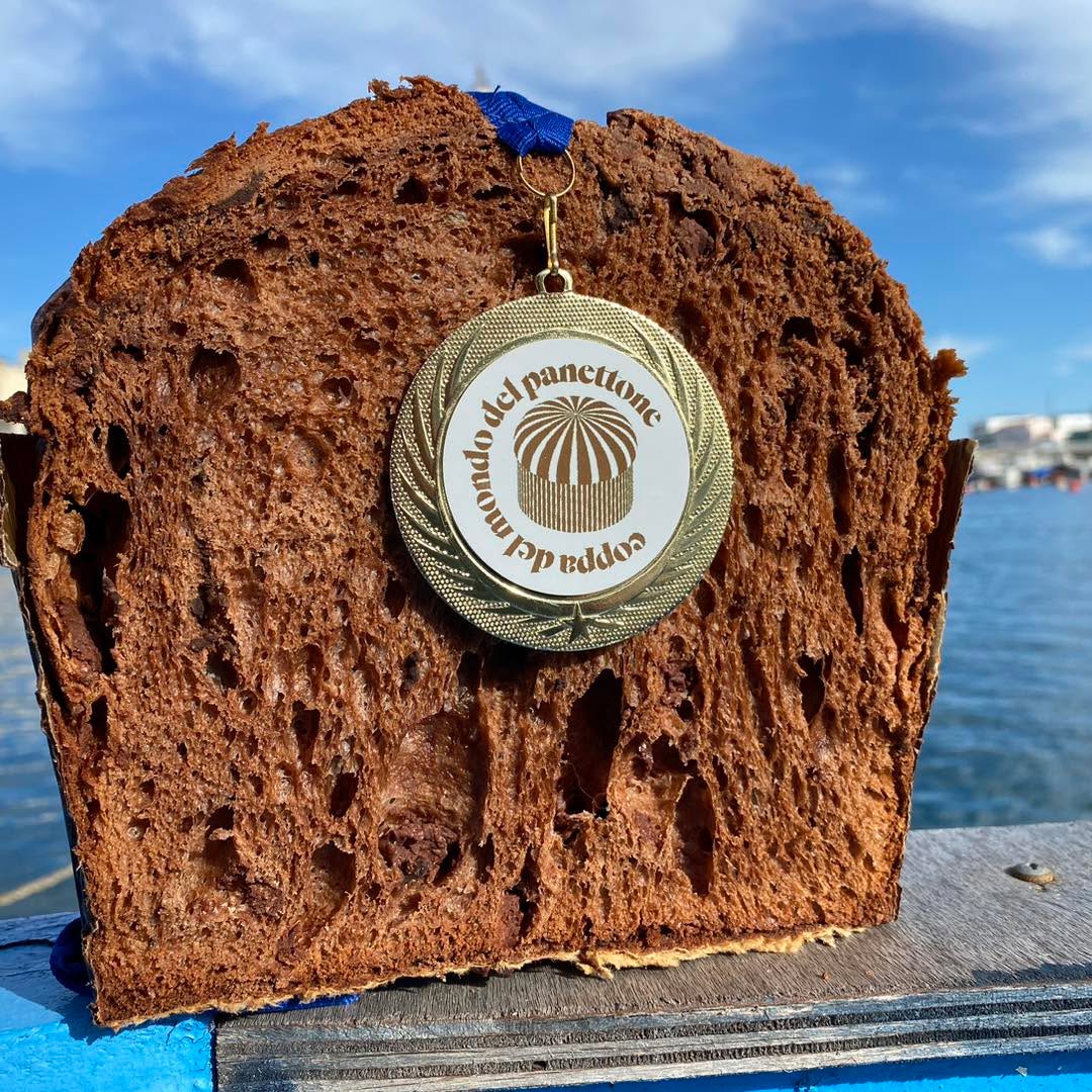 Panettone au chocolat de La Carioca orné de la médaille du concours mondial de Milan